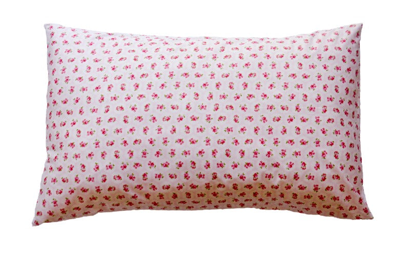 Gorgi Colour Me Pretty Pink Vintage Floral Print Pillowcase