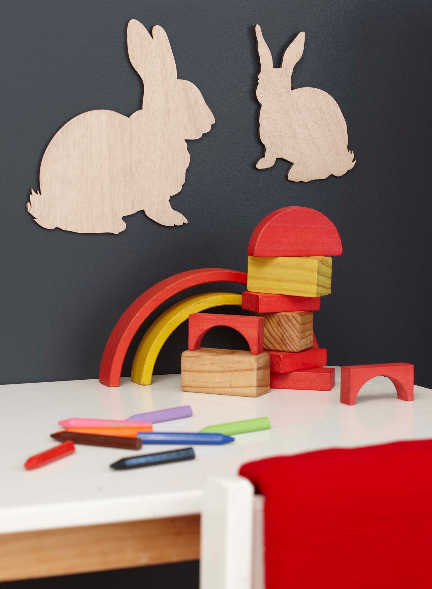 Set of Three Ply Bunnies